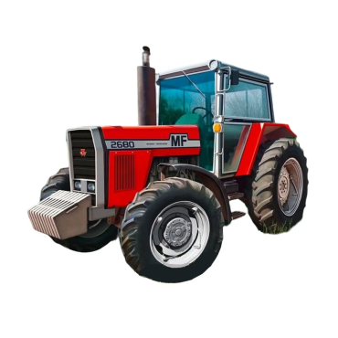 KIT PARA MONTAR HELLER TRATOR MASSEY FERGUSON 2680 1/24 45 PEÇAS HLR 81402